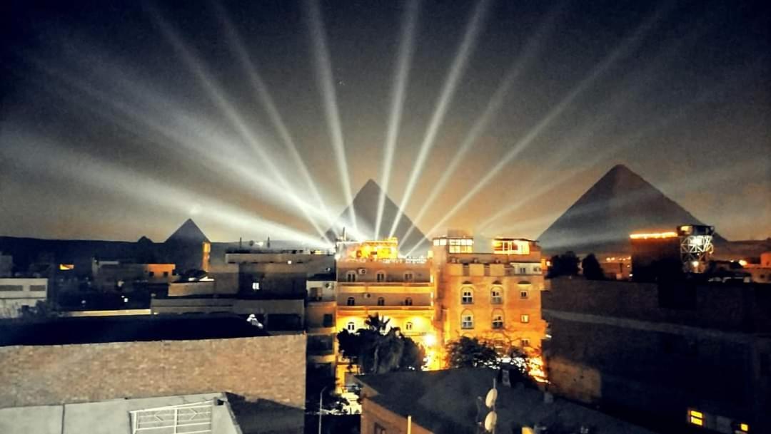 Mesho Falcon Pyramids View Inn Kafret el-Gabal Exterior foto